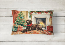 Load image into Gallery viewer, Labrador Retriever Cozy Christmas Throw Pillow