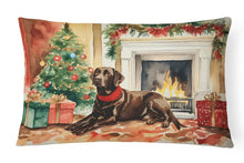 Load image into Gallery viewer, Labrador Retriever Cozy Christmas Throw Pillow