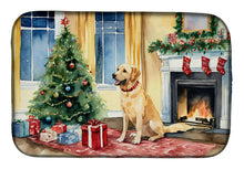 Load image into Gallery viewer, Labrador Retriever Cozy Christmas Dish Drying Mat