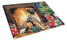 Load image into Gallery viewer, Leonberger Cozy Christmas Glass Cutting Boards – Durable, Decorative Kitchen Art Large