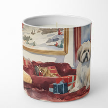Load image into Gallery viewer, Lhasa Apso Cozy Christmas Decorative Soy Candle