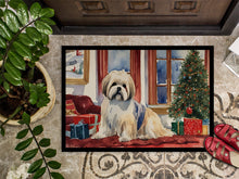 Load image into Gallery viewer, Lhasa Apso Cozy Christmas Doormat