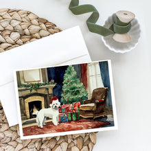 Load image into Gallery viewer, Maltese Cozy Christmas Greeting Cards - Blank Note Cards – 8-Pack of Artist-Designed Cards with Envelopes