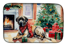 Load image into Gallery viewer, Mastiff Cozy Christmas Dish Drying Mat