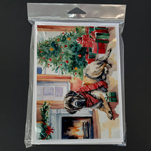 Load image into Gallery viewer, Mastiff Cozy Christmas Greeting Cards - Blank Note Cards – 8-Pack of Artist-Designed Cards with Envelopes
