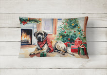Load image into Gallery viewer, Mastiff Cozy Christmas Throw Pillow