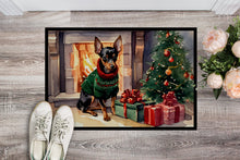 Load image into Gallery viewer, Miniature Pinscher Cozy Christmas Doormat - 18X27 Indoor / Outdoor Rug | Made in USA