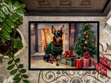 Load image into Gallery viewer, Miniature Pinscher Cozy Christmas Doormat - 18X27 Indoor / Outdoor Rug | Made in USA