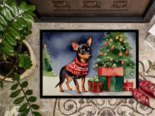 Load image into Gallery viewer, Miniature Pinscher Cozy Christmas Doormat-24x36 Indoor / Outdoor Rug | Made in USA