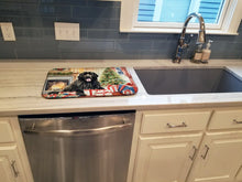 Load image into Gallery viewer, Newfoundland Cozy Christmas Dish Drying Mat