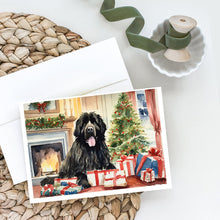 Load image into Gallery viewer, Newfoundland Cozy Christmas Greeting Cards - Blank Note Cards – 8-Pack of Artist-Designed Cards with Envelopes