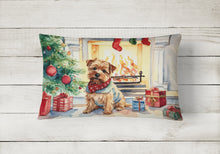 Load image into Gallery viewer, Norfolk Terrier Cozy Christmas Throw Pillow