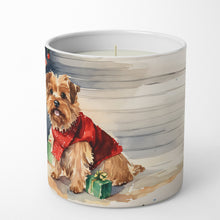 Load image into Gallery viewer, Norfolk Terrier Cozy Christmas Decorative Soy Candle