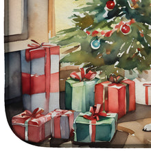 Load image into Gallery viewer, Norwegian Elkhound Cozy Christmas Dish Drying Mat