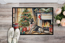 Load image into Gallery viewer, Norwegian Elkhound Cozy Christmas Doormat - 18X27 Indoor / Outdoor Rug | Made in USA