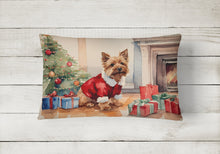 Load image into Gallery viewer, Norwich Terrier Cozy Christmas Throw Pillow