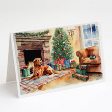 Load image into Gallery viewer, Nova Scotia Duck Tolling Retriever Cozy Christmas Greeting Cards - Blank Note Cards – 8-Pack of Artist-Designed Cards with Envelopes