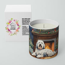 Load image into Gallery viewer, Old English Sheepdog Cozy Christmas Decorative Soy Candle
