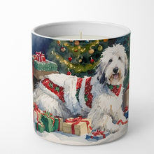 Load image into Gallery viewer, Old English Sheepdog Cozy Christmas Decorative Soy Candle