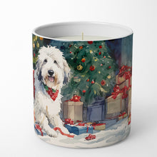 Load image into Gallery viewer, Old English Sheepdog Cozy Christmas Decorative Soy Candle