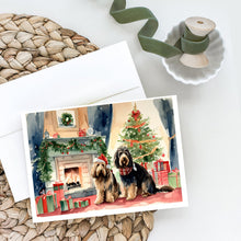 Load image into Gallery viewer, Otterhound Cozy Christmas Greeting Cards - Blank Note Cards – 8-Pack of Artist-Designed Cards with Envelopes