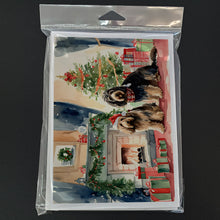 Load image into Gallery viewer, Otterhound Cozy Christmas Greeting Cards - Blank Note Cards – 8-Pack of Artist-Designed Cards with Envelopes