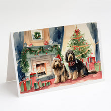 Load image into Gallery viewer, Otterhound Cozy Christmas Greeting Cards - Blank Note Cards – 8-Pack of Artist-Designed Cards with Envelopes