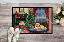 Load image into Gallery viewer, Pekingese Cozy Christmas Doormat-24x36 Indoor / Outdoor Rug | Made in USA