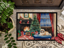 Load image into Gallery viewer, Pekingese Cozy Christmas Doormat-24x36 Indoor / Outdoor Rug | Made in USA