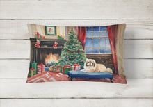 Load image into Gallery viewer, Pekingese Cozy Christmas Throw Pillow