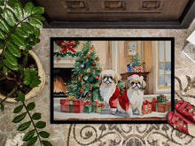 Load image into Gallery viewer, Pekingese Cozy Christmas Doormat-24x36 Indoor / Outdoor Rug | Made in USA