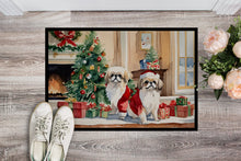 Load image into Gallery viewer, Pekingese Cozy Christmas Doormat - 18X27 Indoor / Outdoor Rug | Made in USA