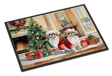 Load image into Gallery viewer, Pekingese Cozy Christmas Doormat - 18X27 Indoor / Outdoor Rug | Made in USA