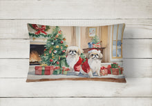 Load image into Gallery viewer, Pekingese Cozy Christmas Throw Pillow