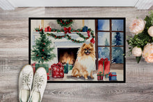 Load image into Gallery viewer, Pomeranian Cozy Christmas Doormat-24x36 Indoor / Outdoor Rug | Made in USA