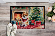 Load image into Gallery viewer, Pomeranian Cozy Christmas Doormat - 18X27 Indoor / Outdoor Rug | Made in USA