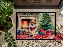Load image into Gallery viewer, Pomeranian Cozy Christmas Doormat - 18X27 Indoor / Outdoor Rug | Made in USA