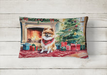 Load image into Gallery viewer, Pomeranian Cozy Christmas Throw Pillow