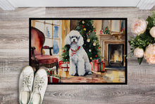 Load image into Gallery viewer, Poodle Cozy Christmas Doormat - 18X27 Indoor / Outdoor Rug | Made in USA
