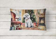 Load image into Gallery viewer, Poodle Cozy Christmas Throw Pillow