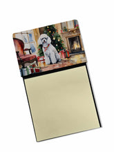 Load image into Gallery viewer, Poodle Cozy Christmas Sticky Note Holder- Refiilable Desk Accessory Note Pad