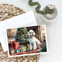 Load image into Gallery viewer, Poodle Cozy Christmas Greeting Cards - Blank Note Cards – 8-Pack of Artist-Designed Cards with Envelopes