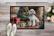 Load image into Gallery viewer, Poodle Cozy Christmas Doormat - 18X27 Indoor / Outdoor Rug | Made in USA