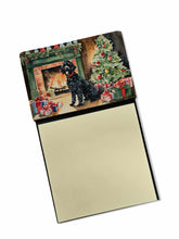 Load image into Gallery viewer, Portuguese Water Dog Cozy Christmas Sticky Note Holder- Refiilable Desk Accessory Note Pad