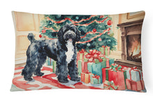 Load image into Gallery viewer, Portuguese Water Dog Cozy Christmas Throw Pillow