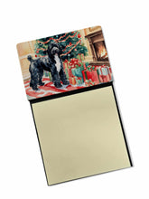 Load image into Gallery viewer, Portuguese Water Dog Cozy Christmas Sticky Note Holder- Refiilable Desk Accessory Note Pad