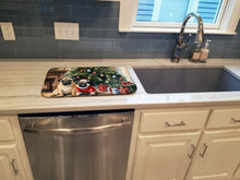 Load image into Gallery viewer, Pug Cozy Christmas Dish Drying Mat
