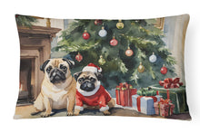 Load image into Gallery viewer, Pug Cozy Christmas Throw Pillow