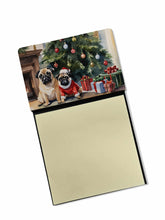 Load image into Gallery viewer, Pug Cozy Christmas Sticky Note Holder- Refiilable Desk Accessory Note Pad