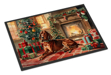 Load image into Gallery viewer, Redbone Coonhound Cozy Christmas Doormat-24x36 Indoor / Outdoor Rug | Made in USA